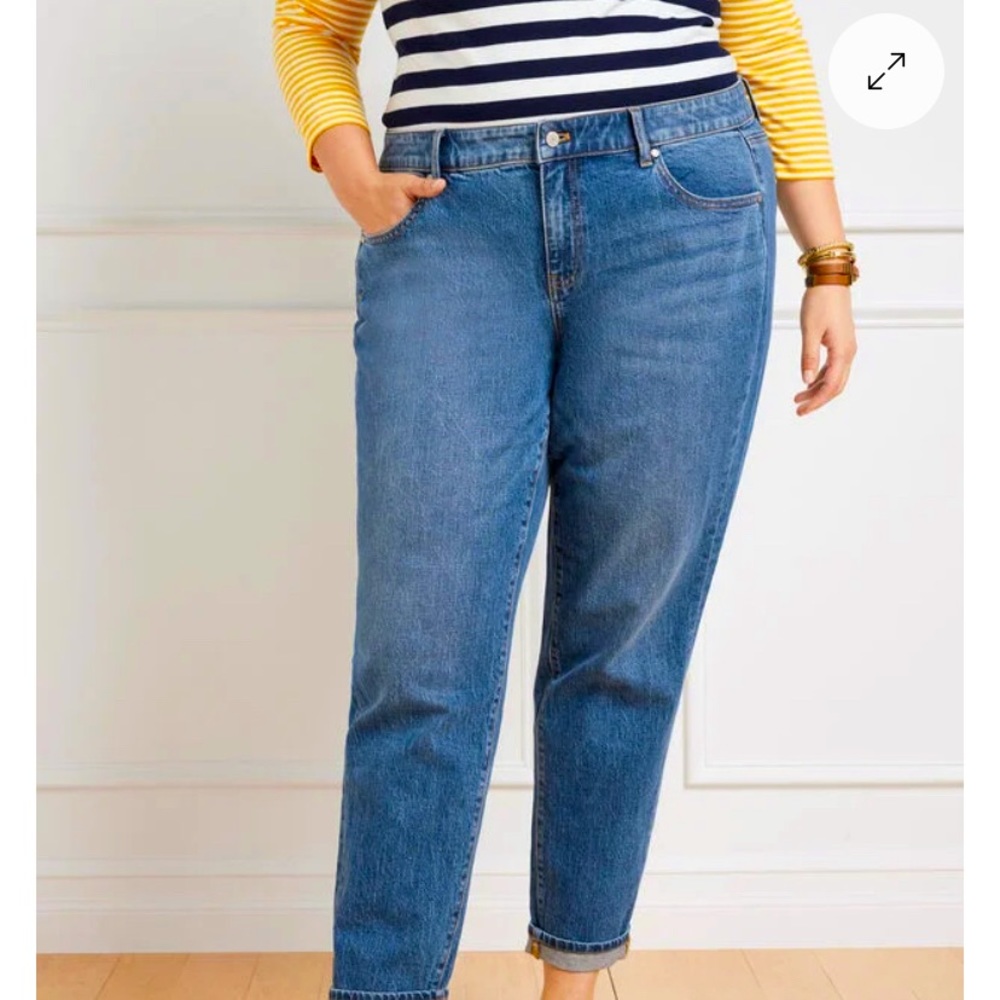 Talbots everyday relaxed jeans Bristol wash